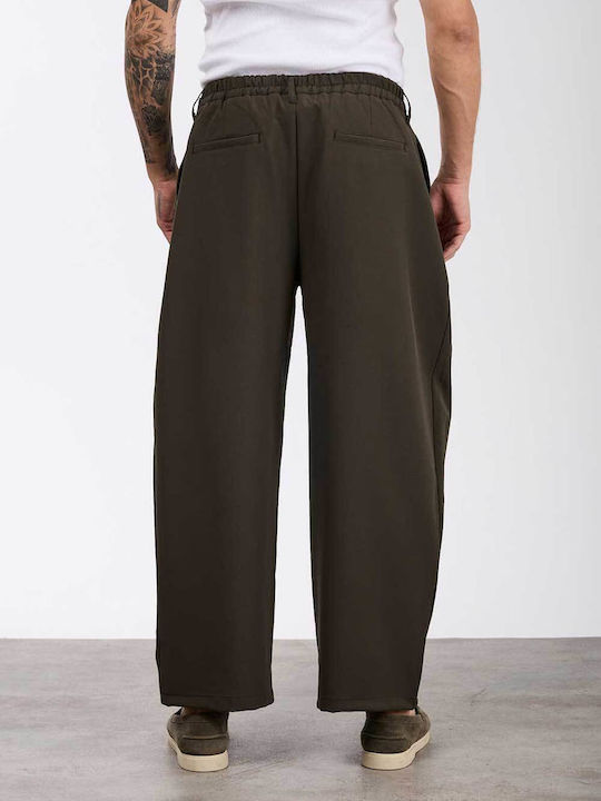 Men’s Loose Fit Khaki Trousers