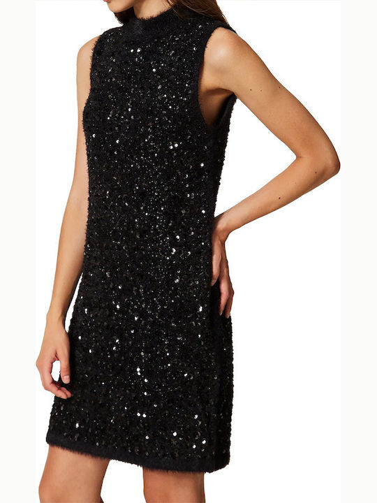 Mini-Abendkleid Schwarz