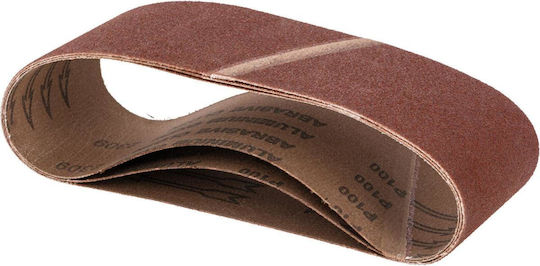 Endless Sanding Belts 75x533mm 3 Pcs Grit 100 Proline