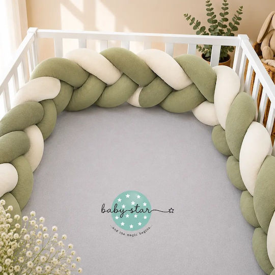 Baby Star Πάντα Πλεξούδα Εσωτερική Εκρού 20x200cm