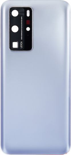 Back Cover Glass Camera Lens Huawei P40 Pro Matte Silver