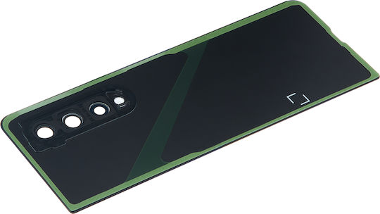 Back Cover Glass Camera Lens Samsung Galaxy Z Fold 3 5g Premium Phantom Black