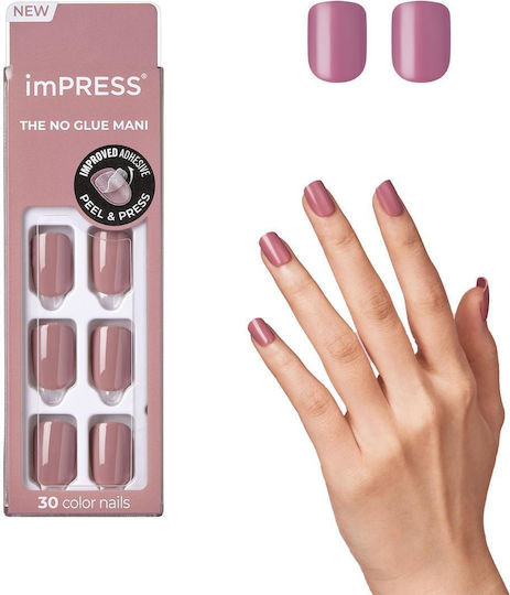 Kiss Impress Tips Νυχιών σε Ροζ Χρώμα 30τμχ 37445