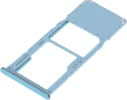 Single-SIM-Kartenhalter Samsung Galaxy A71 A715 2020 Prism Crush Blau