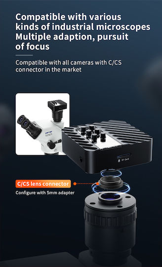 Qianli Cx3 Cmos Industrial Microscope Camera All C Cs Connector Cameras 110v 220v Us Plug