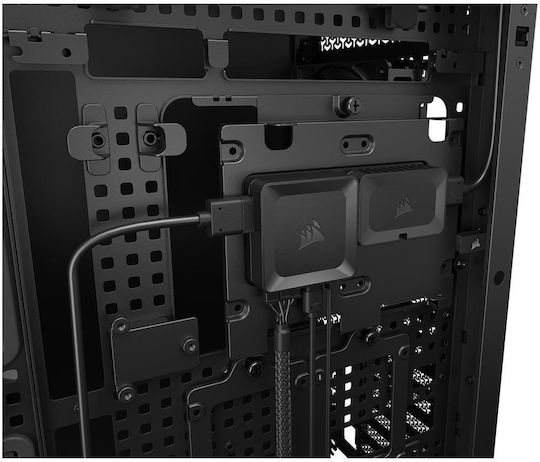 5000D Gaming Midi Tower Computer Case with Side Window Black