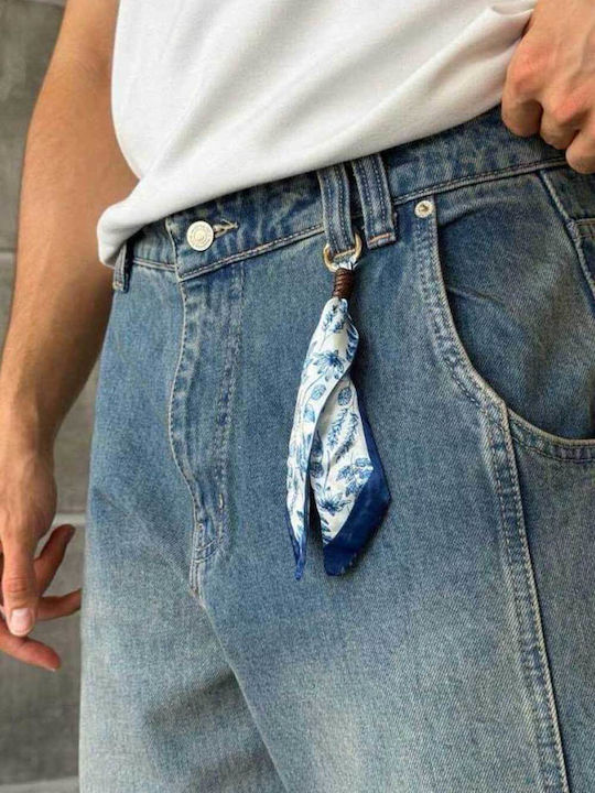 Мъжки дънки Loose Baggy Fit Сини