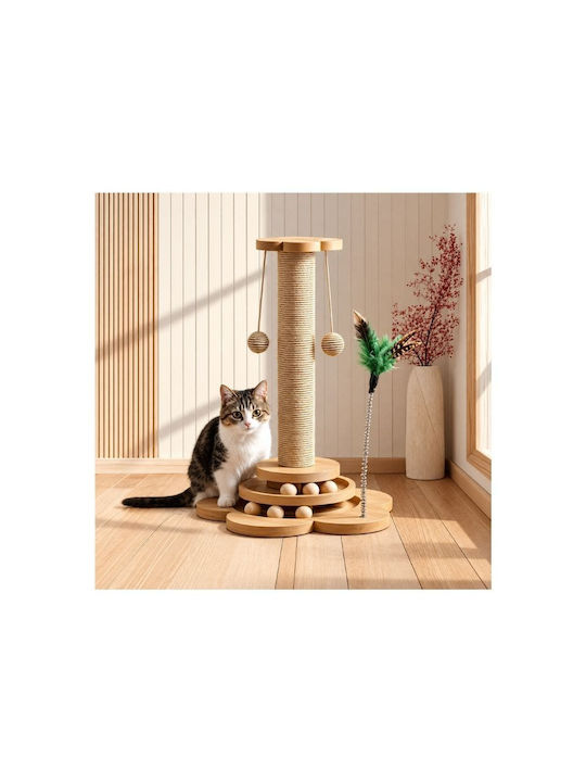 Denik Pets Denik Драскалка Котешко Дърво Бежово 25x46см.
