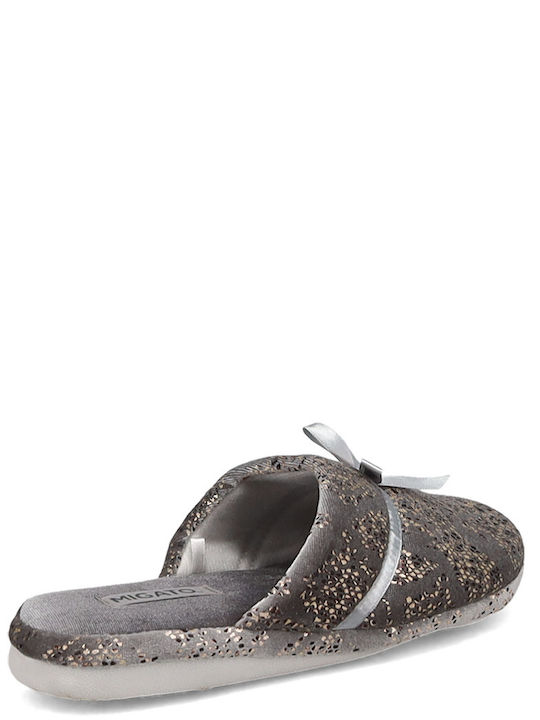 Grey Women's Winter Slippers
