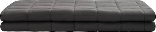 vidaXL Double Blanket 200x225cm Anthracite