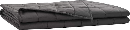 vidaXL Double Blanket 200x225cm Anthracite
