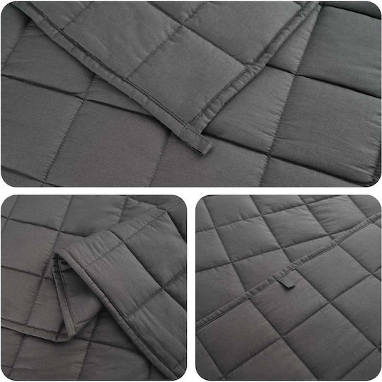 vidaXL Double 200x225cm Anthracite vidaXL Double 200x225cm Anthracite