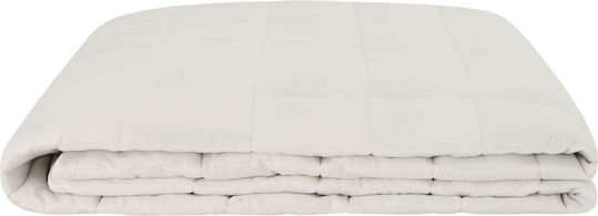 vidaXL Single Blanket 150x200cm White