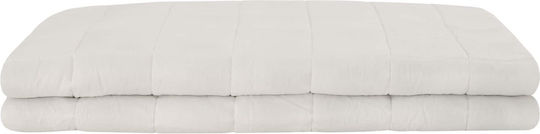 vidaXL Single Blanket 155x220cm White