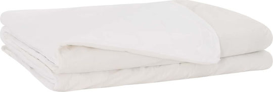 vidaXL Single Blanket 155x220cm White