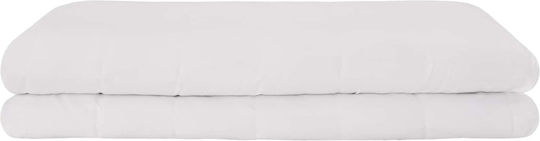 vidaXL Single Blanket 150x200cm White