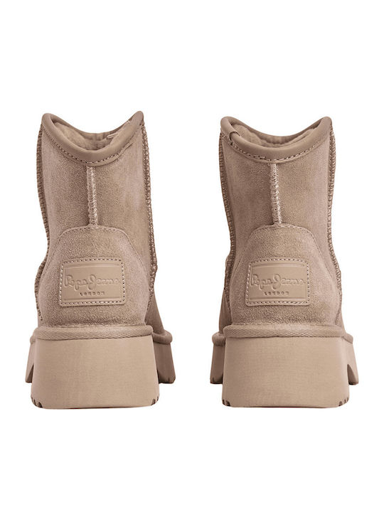 Damenstiefeletten in Cognac