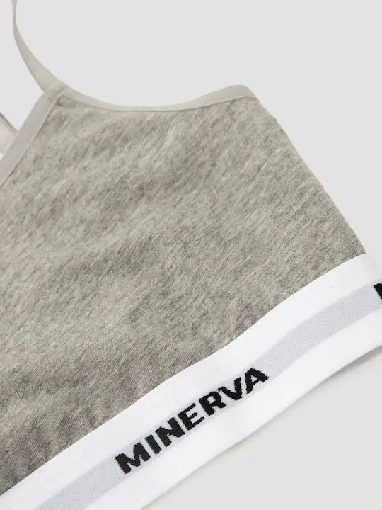 Minerva Εφηβικό Γκρι Σουτιέν Κορίτσι 90-42752-023