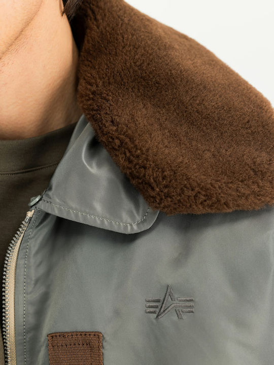 B-15 Vintage Green Bomber Jacket