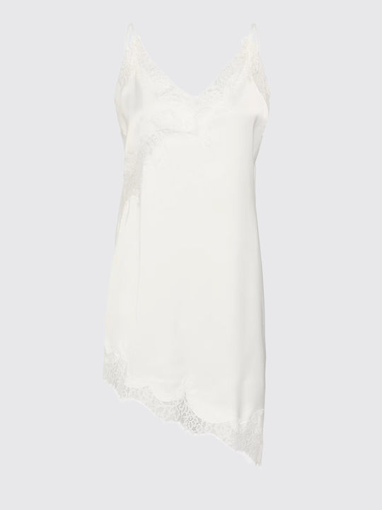 Brenda Summer Slip Dress Snow White