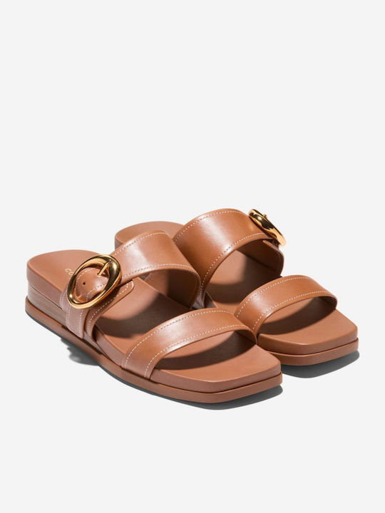 Oaklynn Leather Women's Brown Sandals