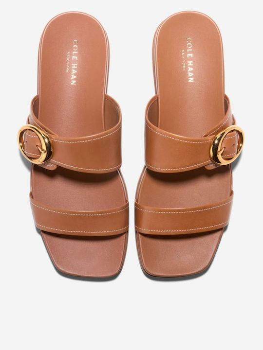 Oaklynn Leather Women's Brown Sandals