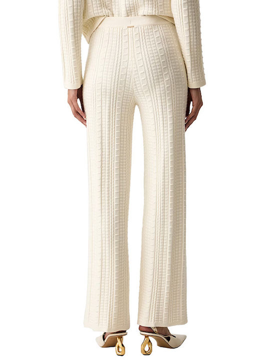 Damen-Stoffhose in Slim Fit Weiß