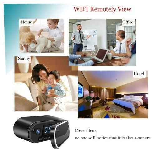 Κρυφή Κάμερα Ip07 WiFi Ρολόι 1080p με Υποδοχή για Κάρτα Μνήμης