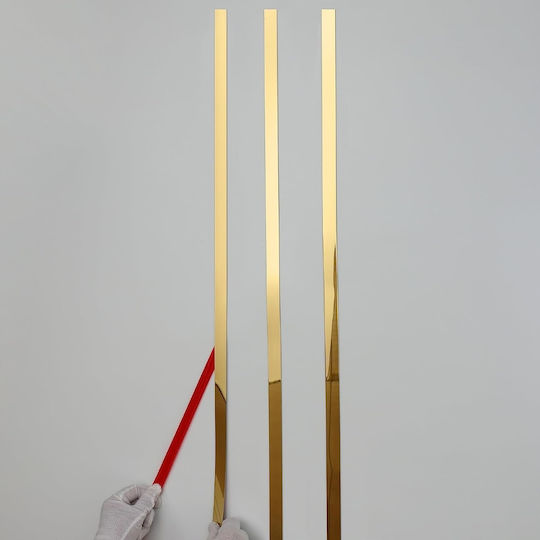 Decorative Gold Pvc Trim 14mm Gold 10 Meters 1.4cm Gloss