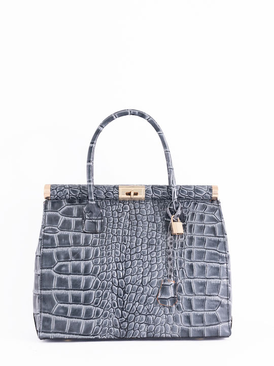 Burgunderrote Damen-Schultertasche aus Leder
