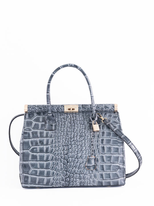 Burgunderrote Damen-Schultertasche aus Leder
