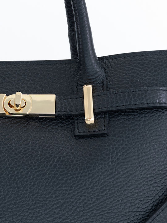 Burgunderfarbene Damen-Schultertasche aus Leder