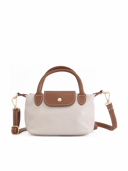 Burgunderrote Damen-Schultertasche aus Leder