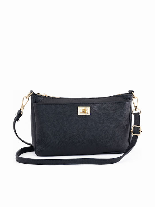 Burgunderrote Damen-Schultertasche aus Leder