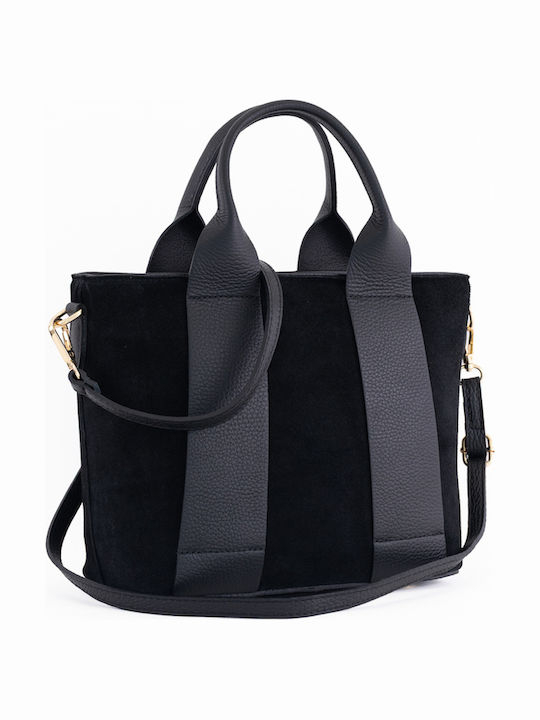 Bordeauxfarbene Damen-Schultertasche aus Leder