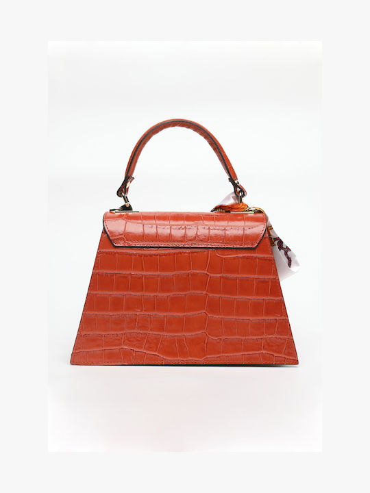 Leather Women's Crossbody Bag Red