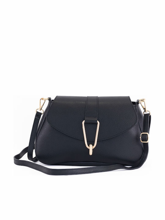Olivgrüne Damen-Schultertasche aus Leder