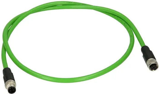Phoenix Contact U/UTP Cat.5 (100Mbps) Ethernet Network Cable 12m Green