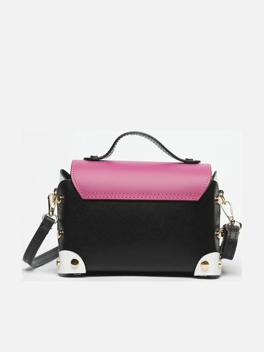 Leather Women's Flap Bag Multicolour