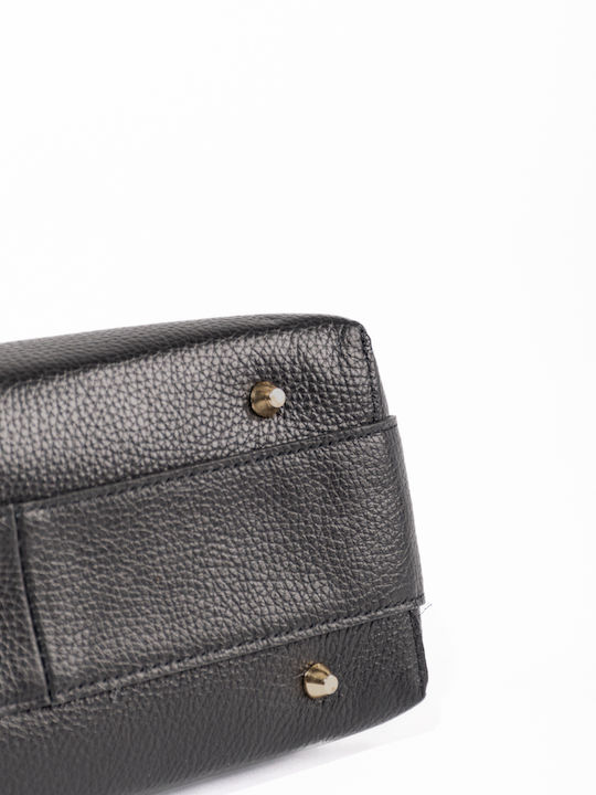 Bordeauxfarbene Damen-Schultertasche aus Leder