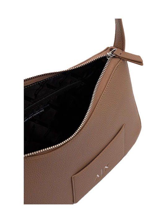 Fabric Women's Shoulder Bag Beige