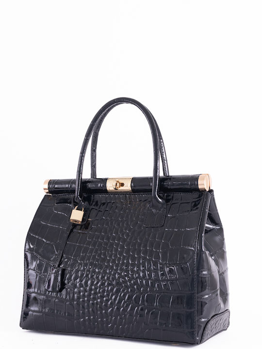 Grey Leather Women's Shoulder Bag