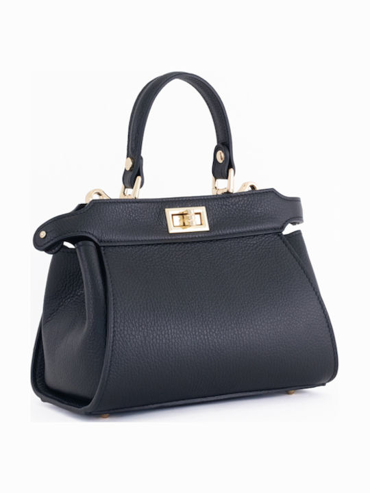 Khaki Leather Women's Shoulder Bag