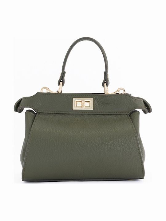 Leather Women's Shoulder Bag White