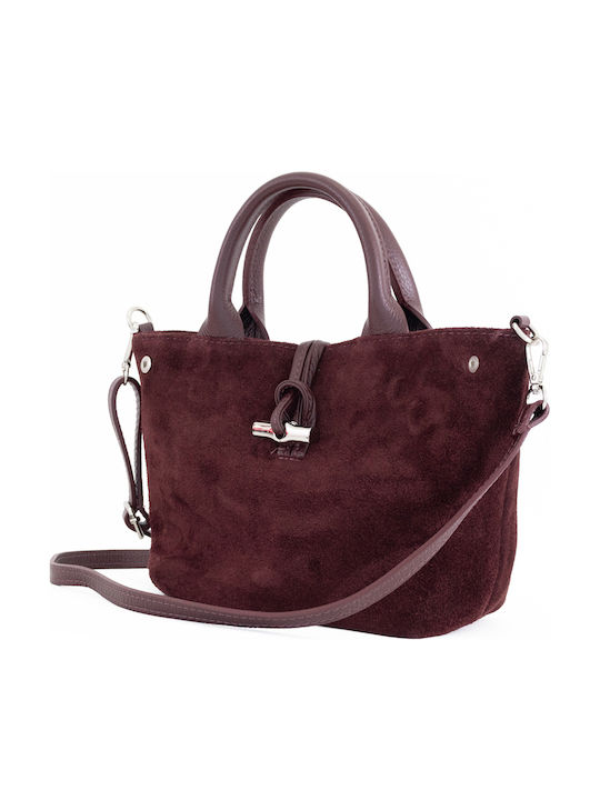 Khaki Leather Women's Shoulder Bag