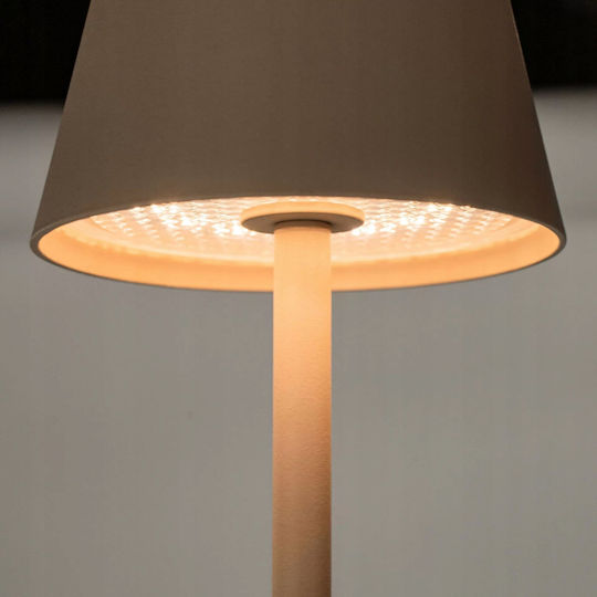 Verlo LED Floor Lamp H123xL123cm with Warm White Light Beige
