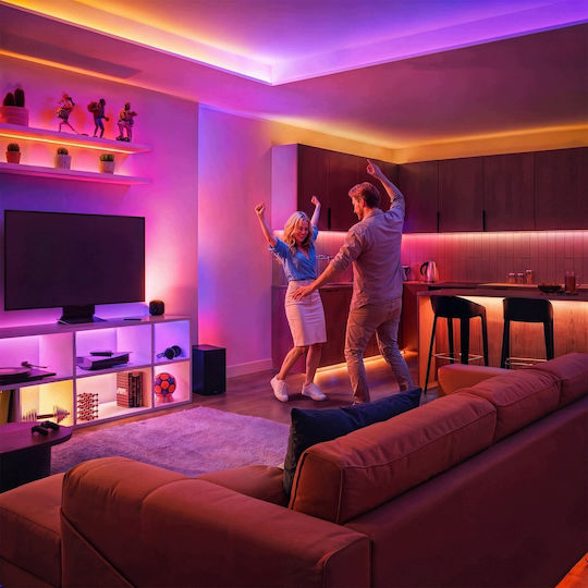 Philips Smart Ταινία LED Remo Wi-Fi Τηλεόρασης 220V RGB Φως 5m με Τηλεχειριστήριο