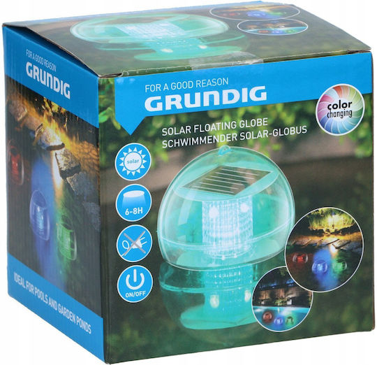 Grundig Ηλιακό Φωτιστικό Μπάλα 10.5x10.5εκ.