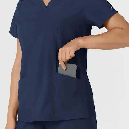 WonderWink Bluză Medicală de Damă Albastru Marin