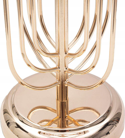BigBuy Metal Table Lamp for E27 Bulb with Pink Shade and Base